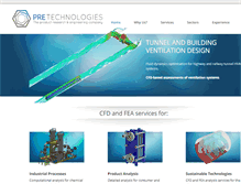 Tablet Screenshot of pretechnologies.com